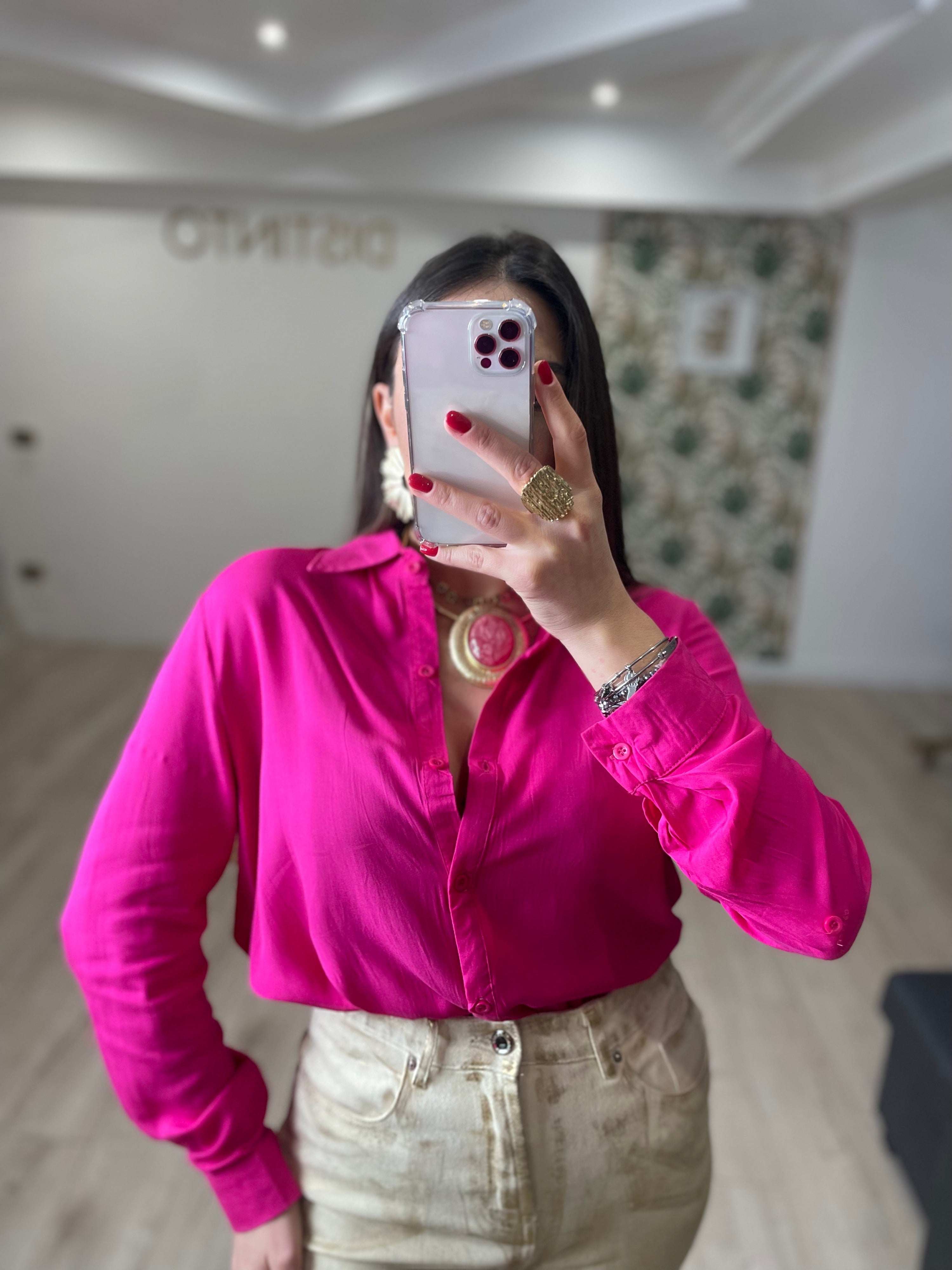 Camicia Fucsia