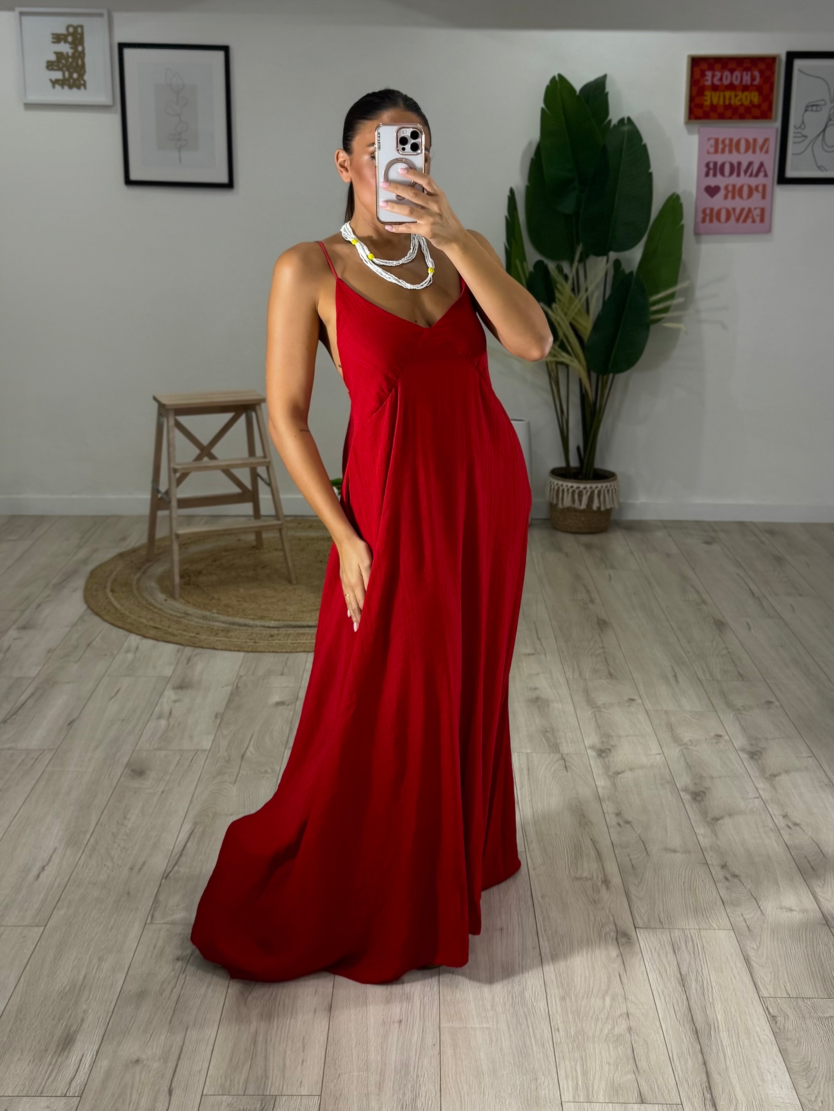 Abito Easy Rosso