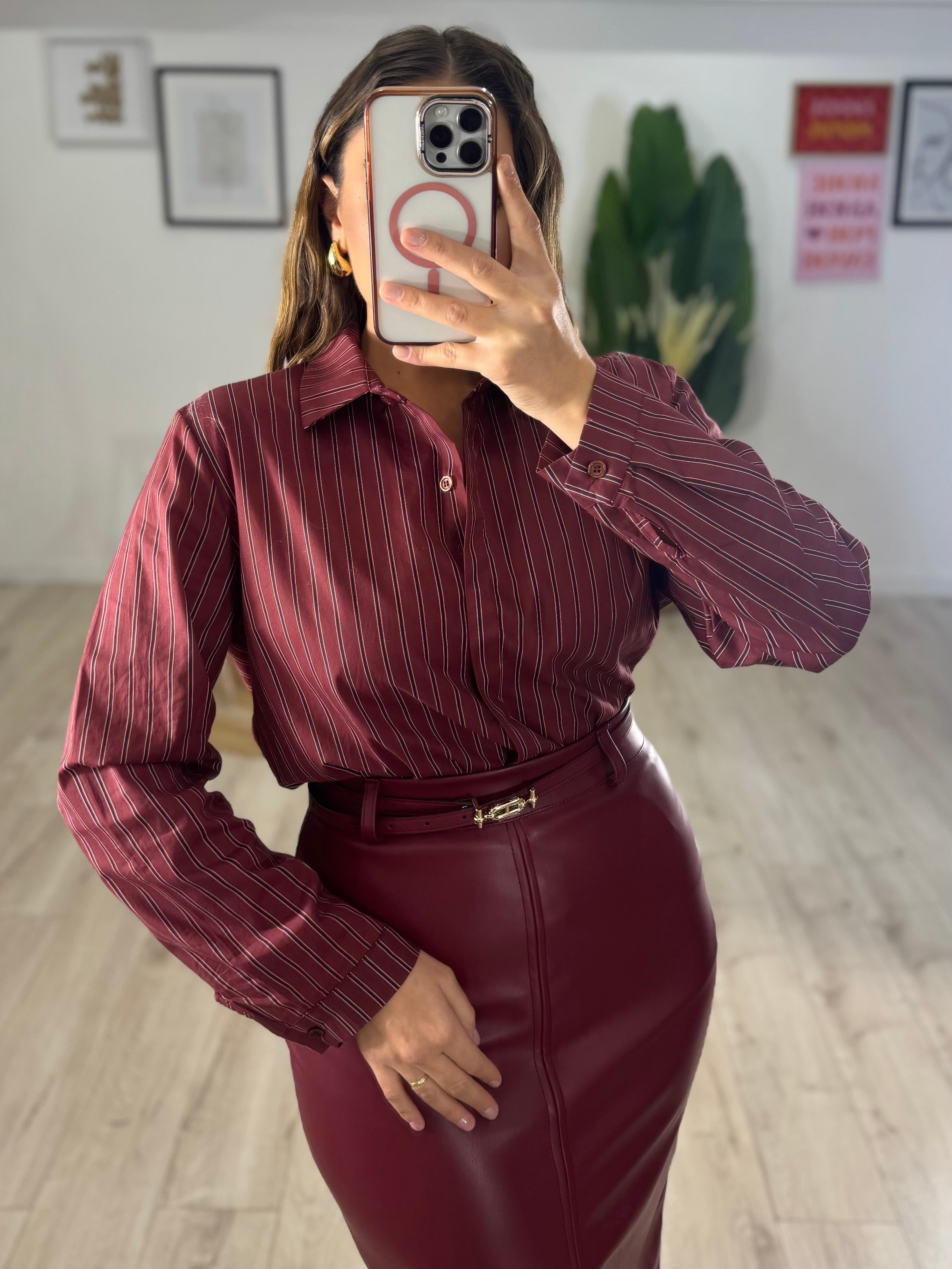 Camicia Brenda Bordeaux