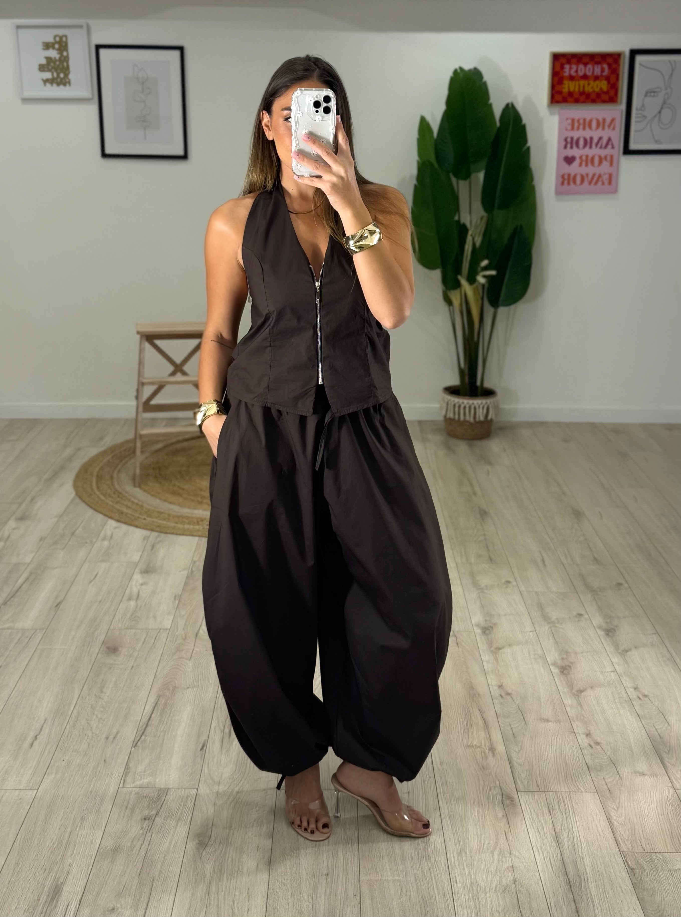 Coordinato Balloon Marrone