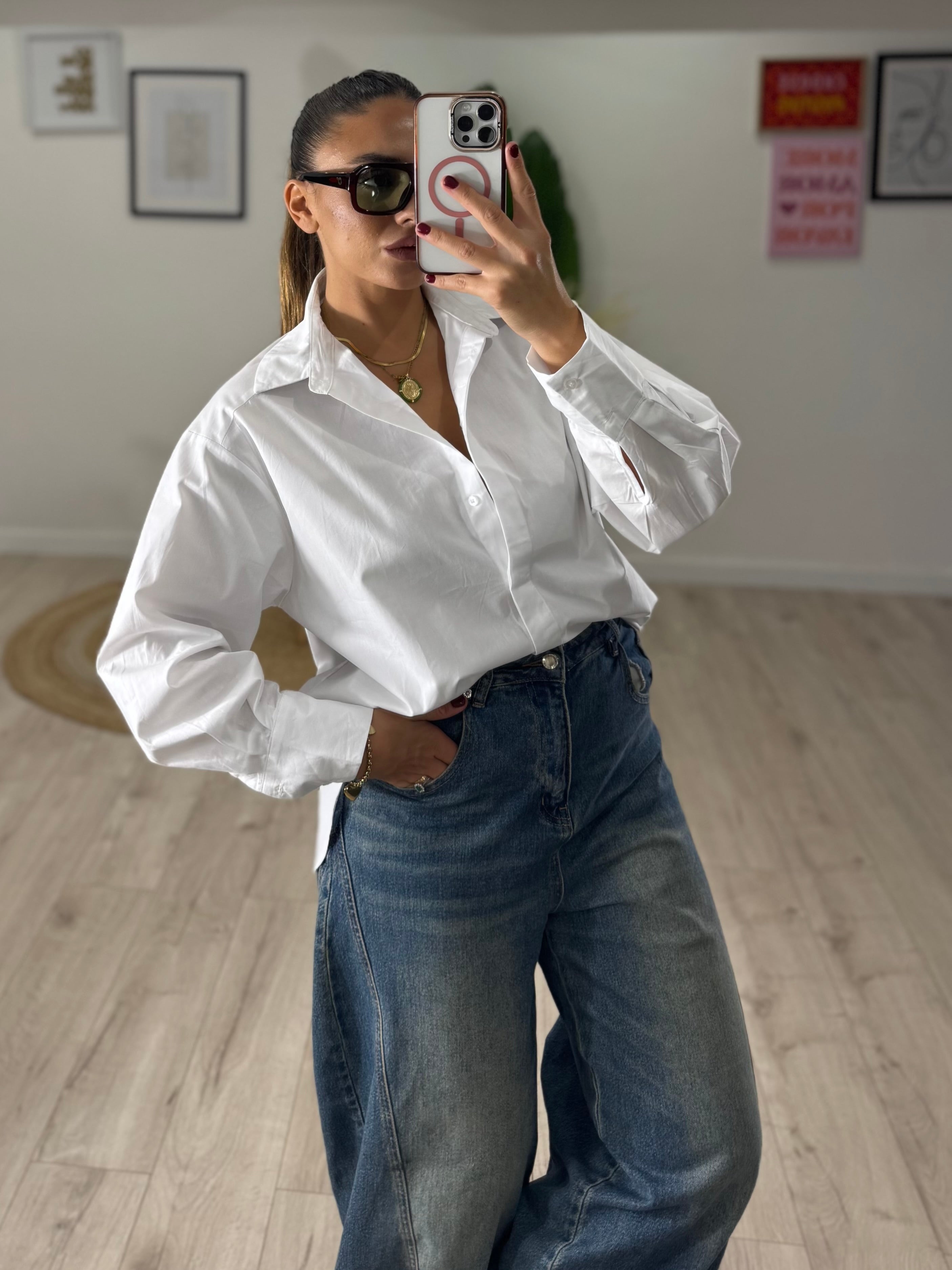 Camicia Oversize Bianca