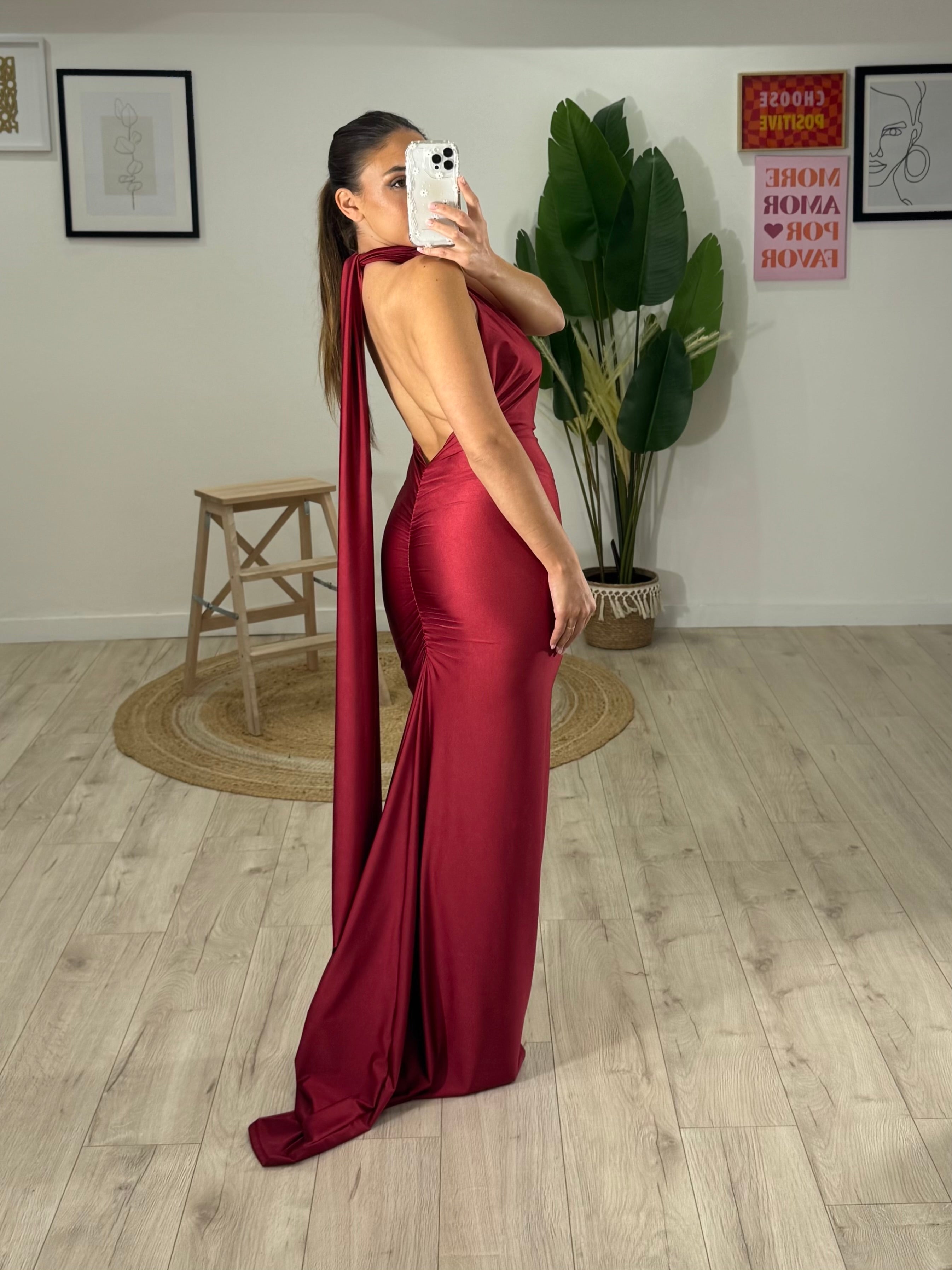 Abito Athena Bordeaux