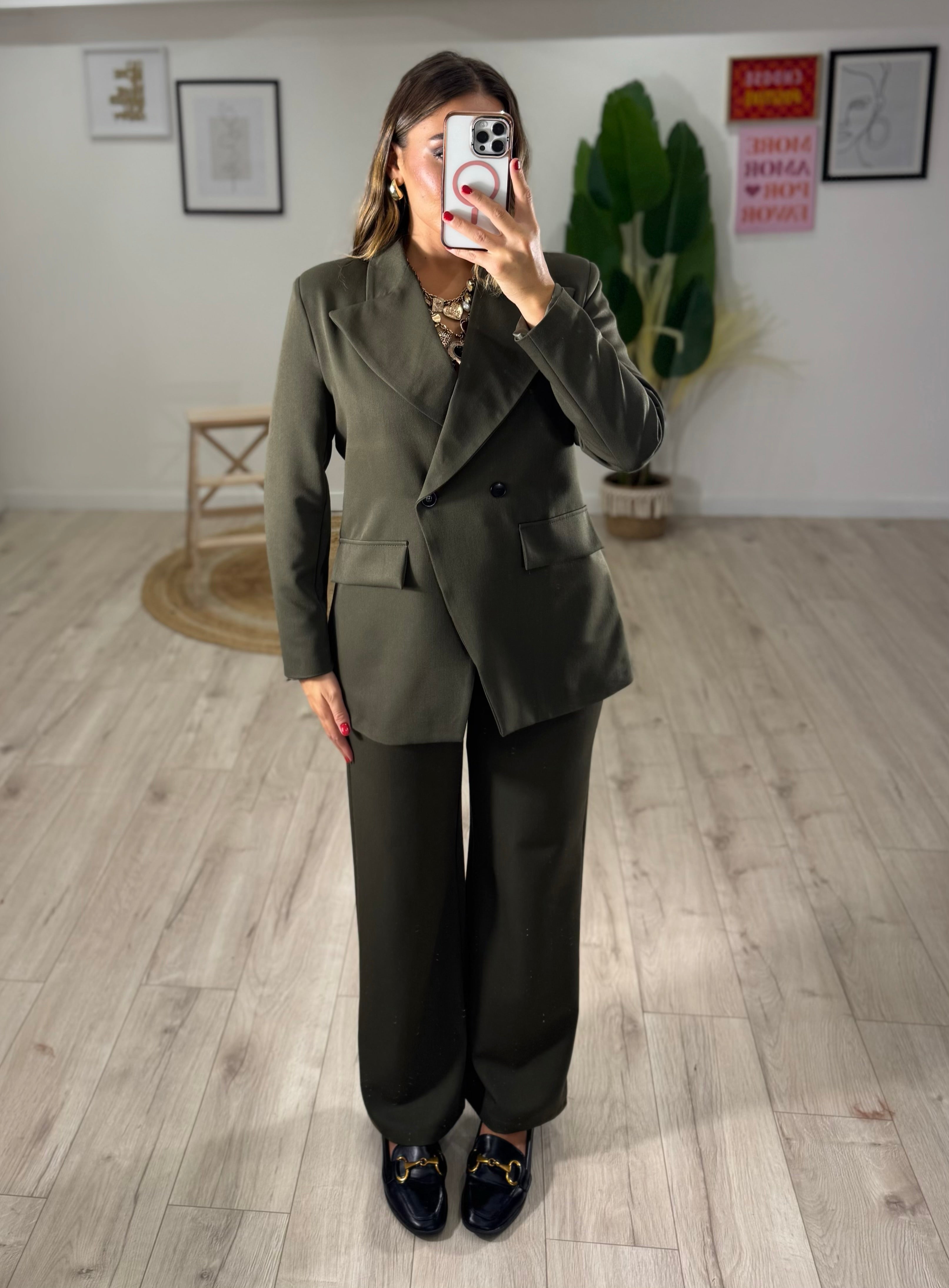 Tailleur Elegance Verde Bosco