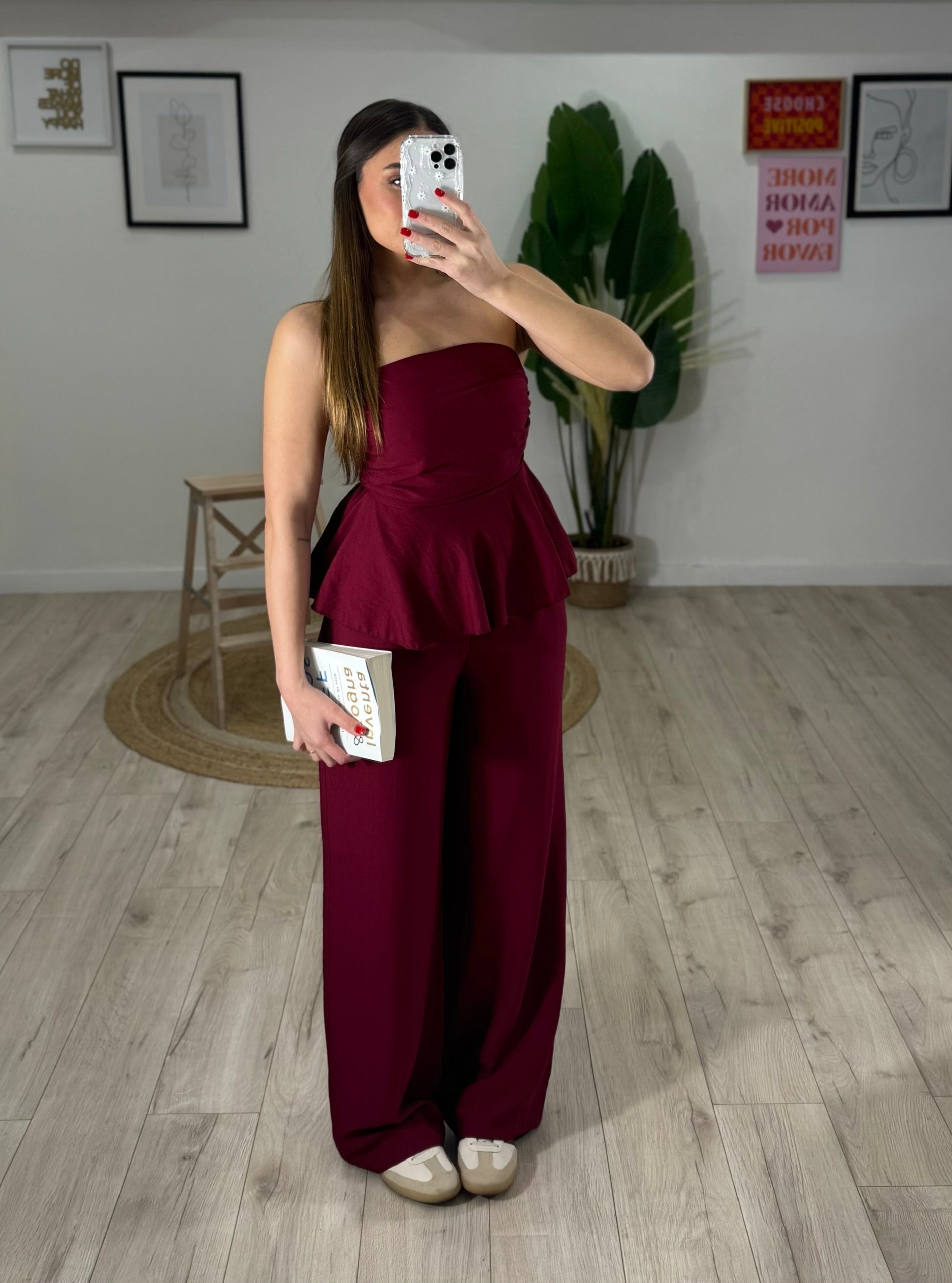 Coordinato Ambra Bordeaux