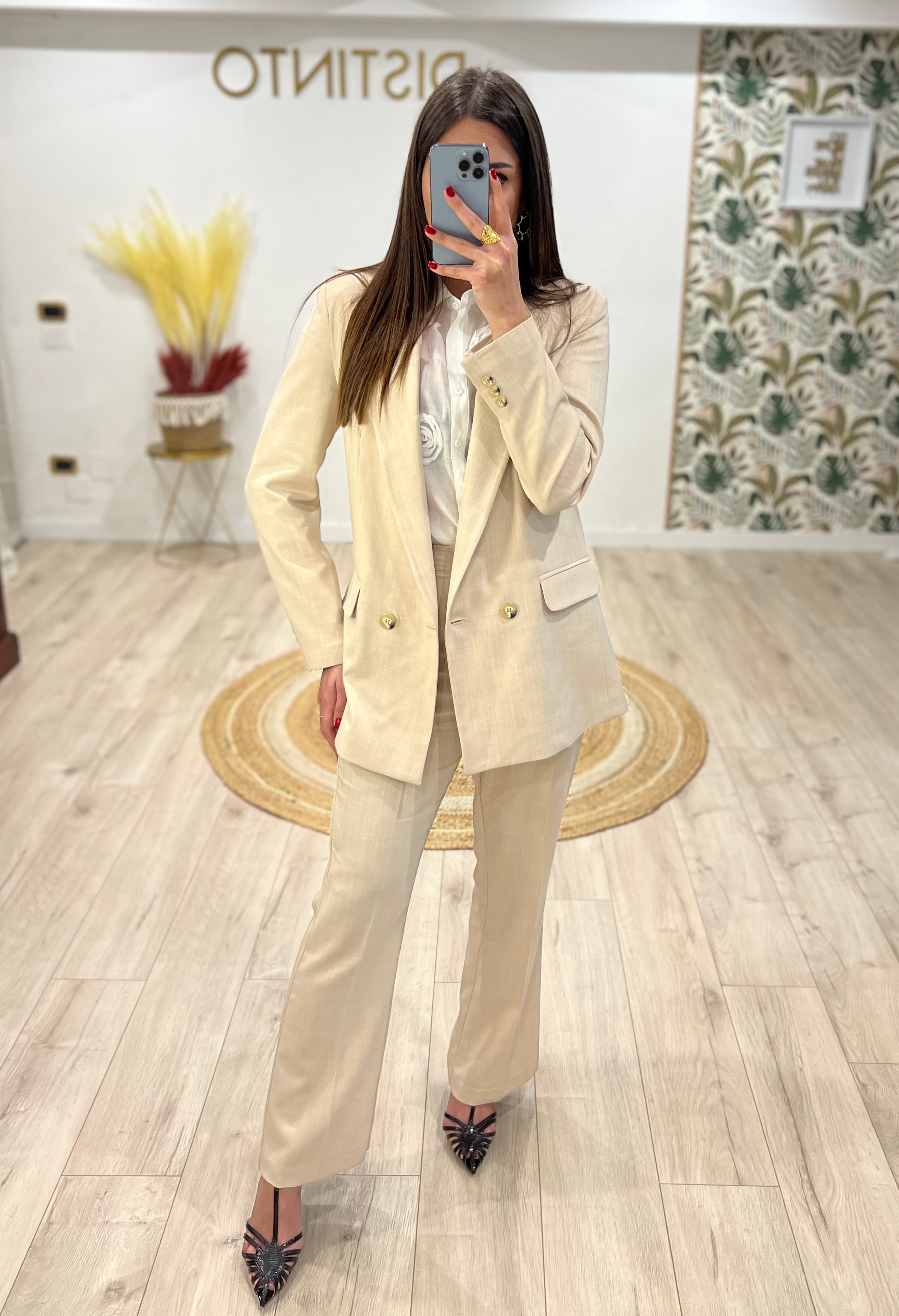 Tailleur primavera beige