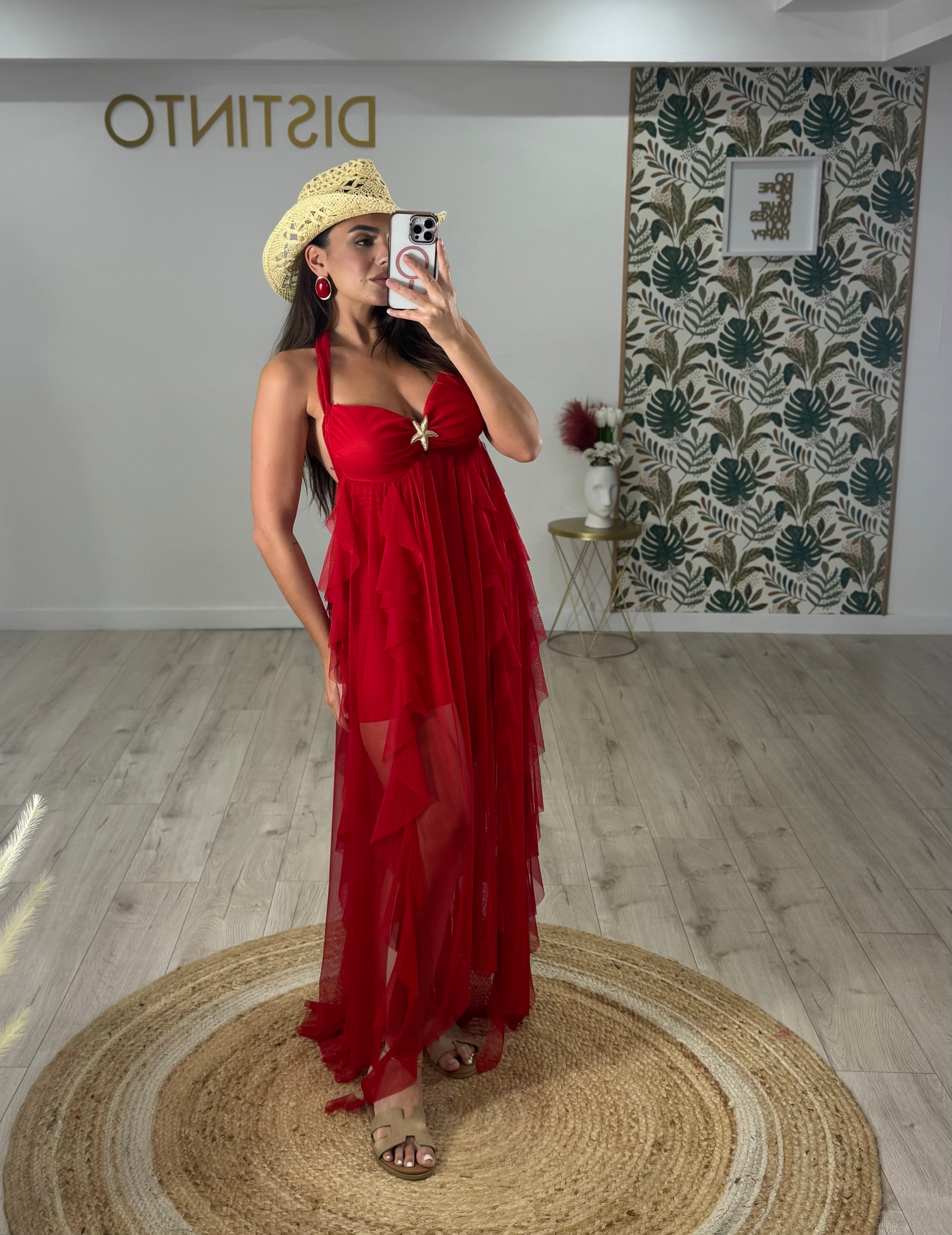 Abito Amira Rosso