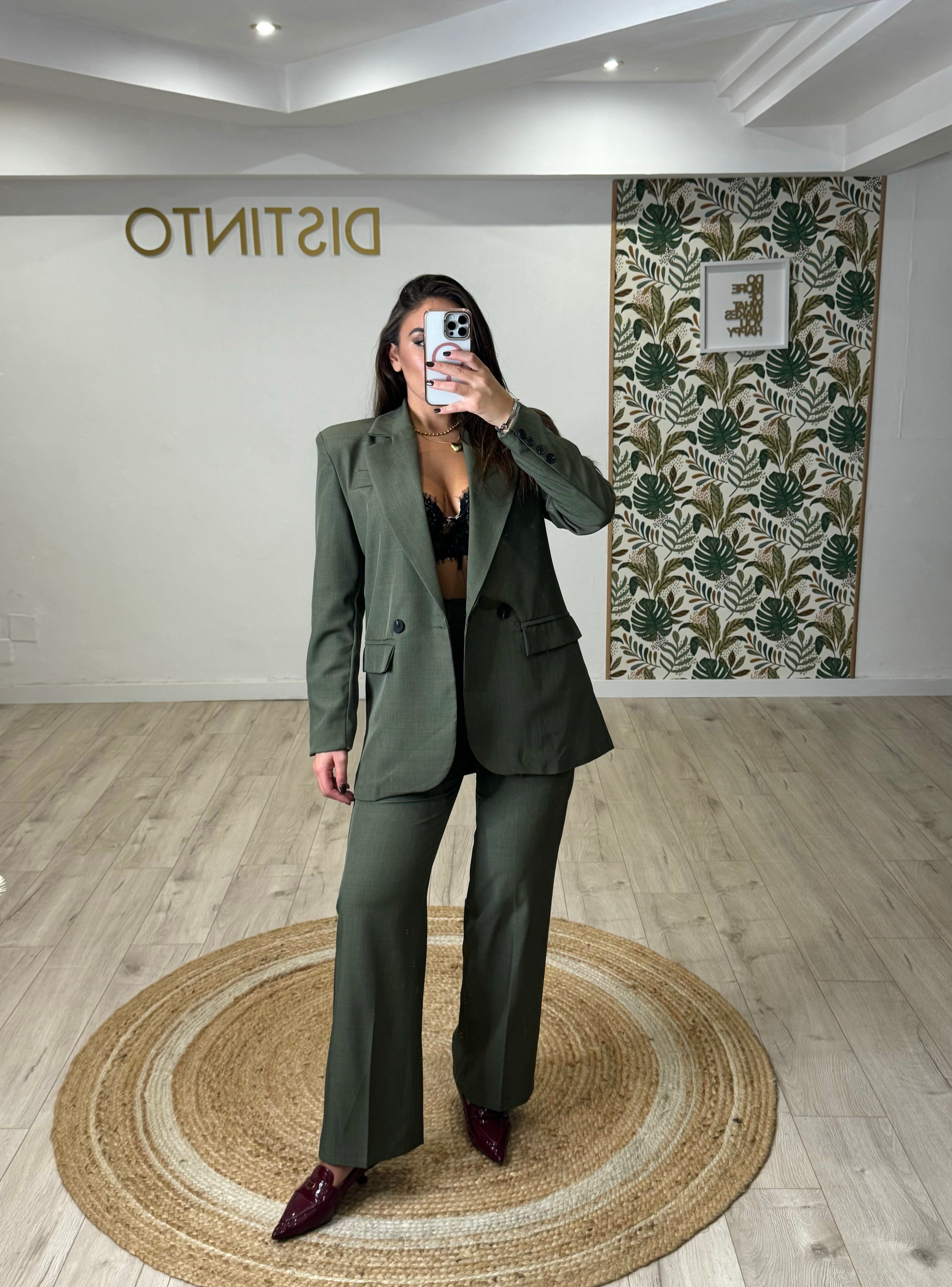 Tailleur Honey Verde Militare