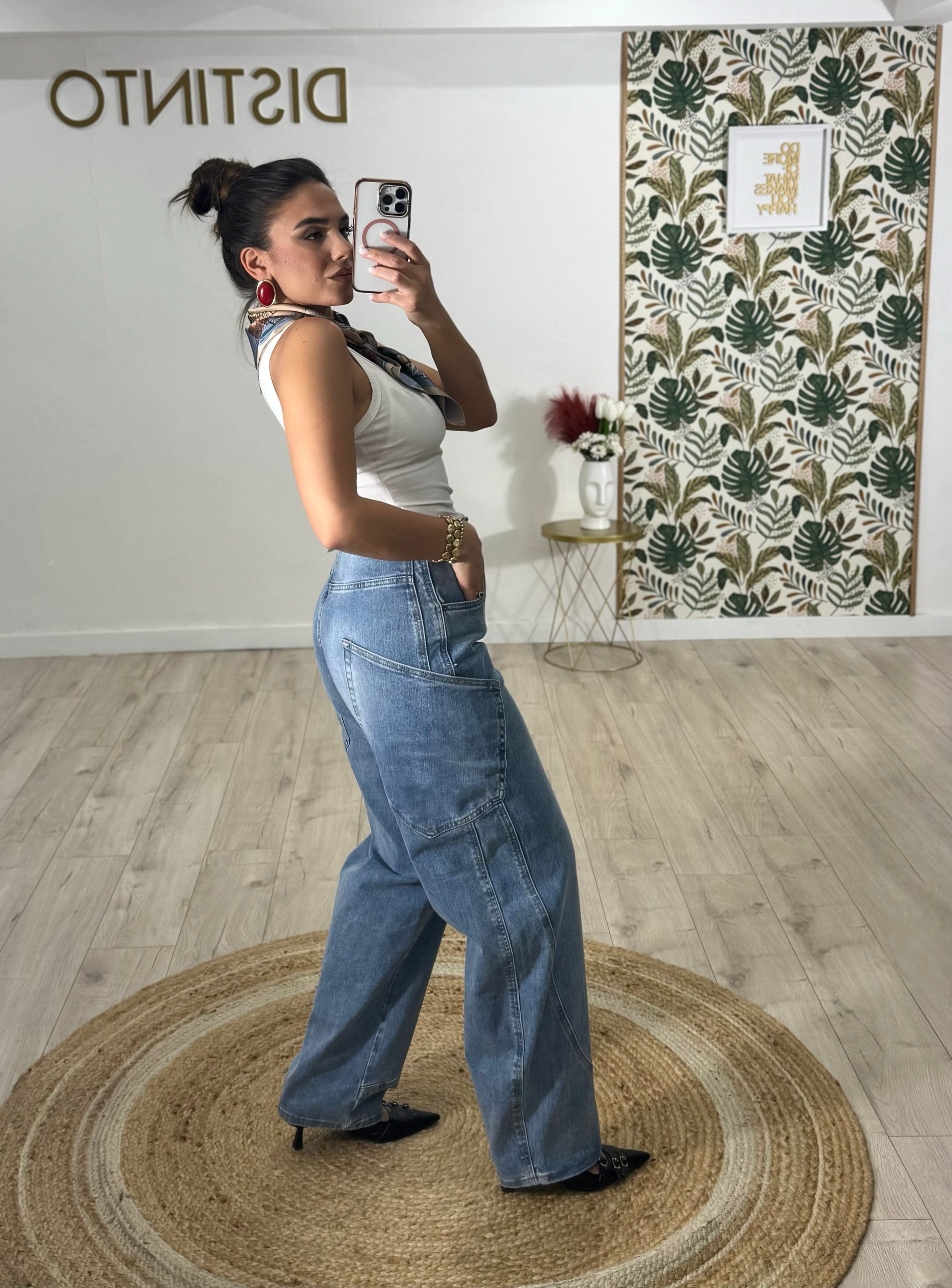 Jeans Balloon denim chiaro