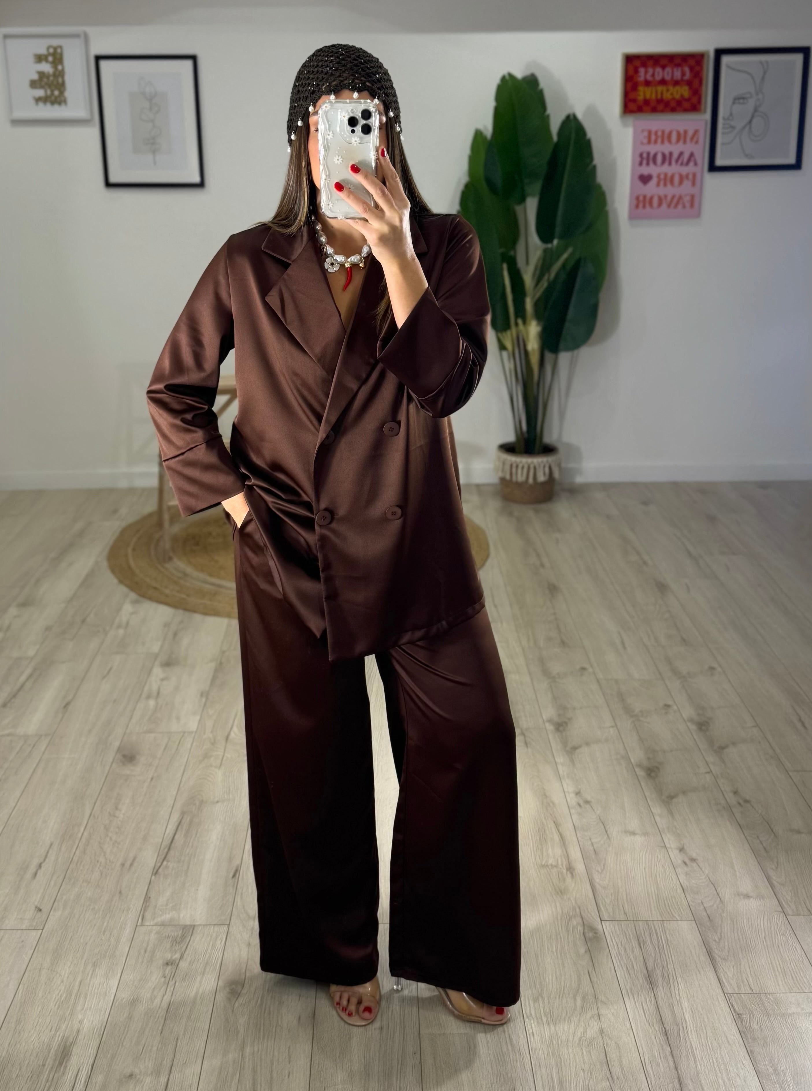 Tailleur Premium Marrone