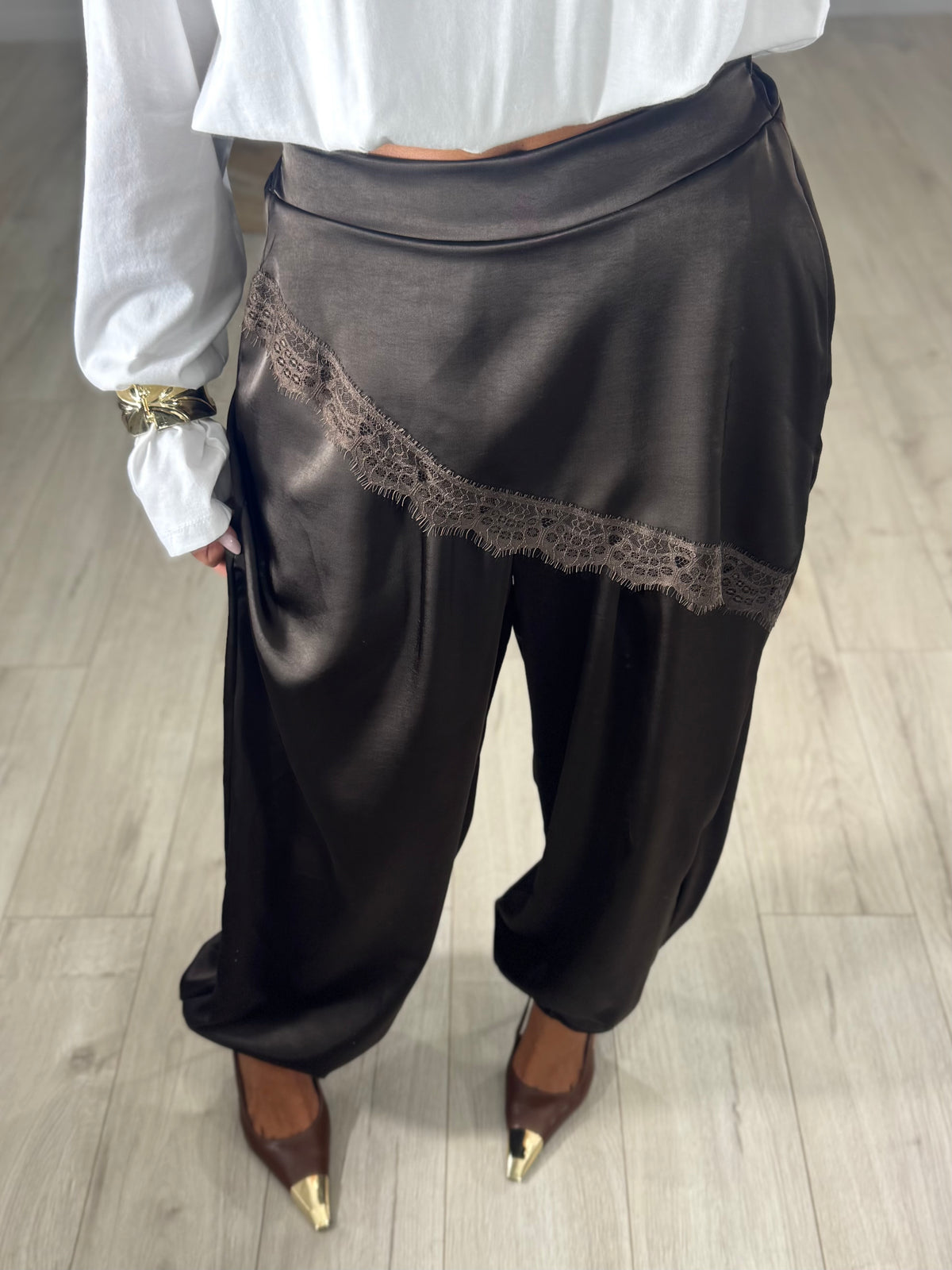 Pantalone "CLEO" marrone