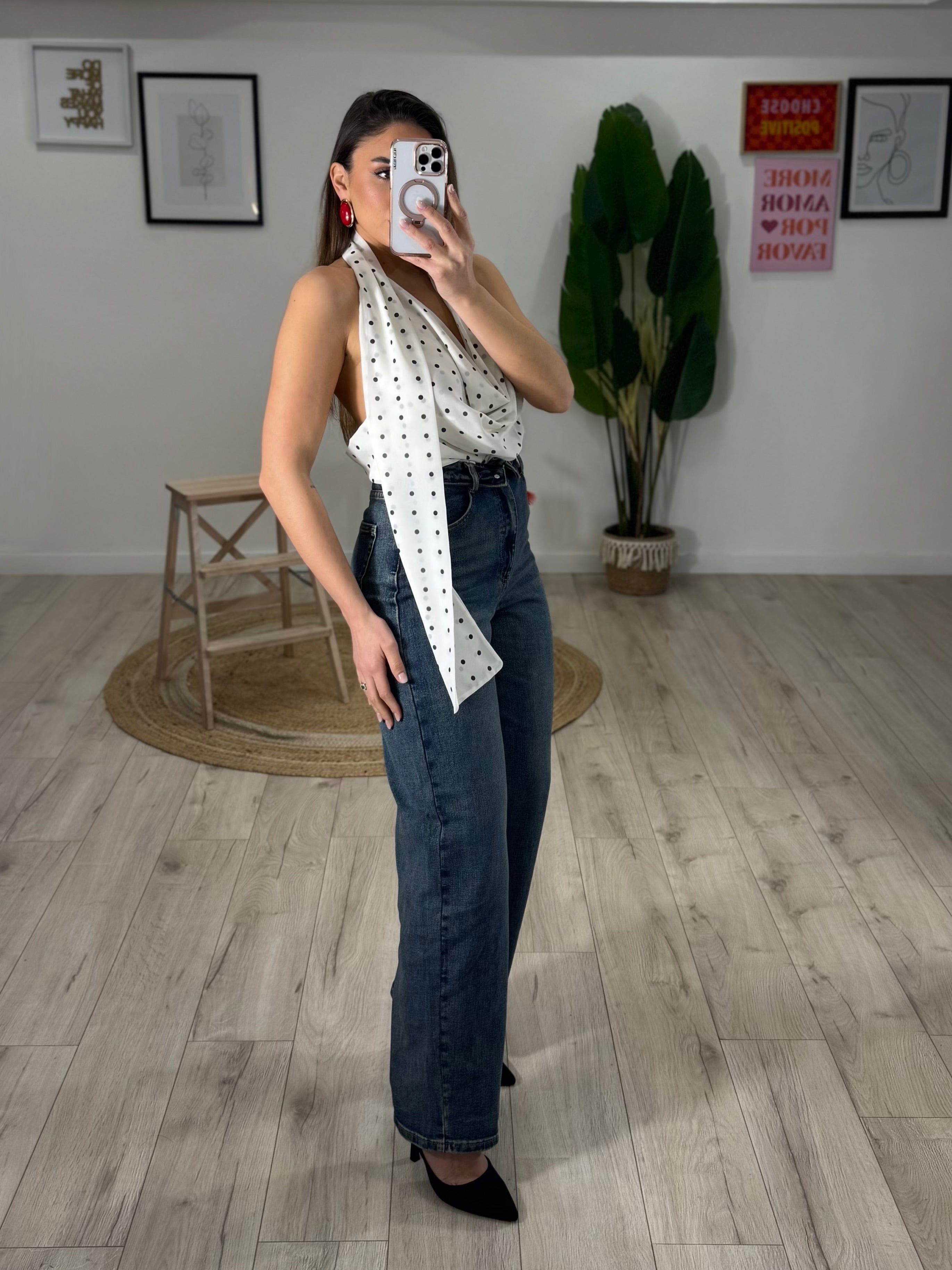 Top Pois Bianco