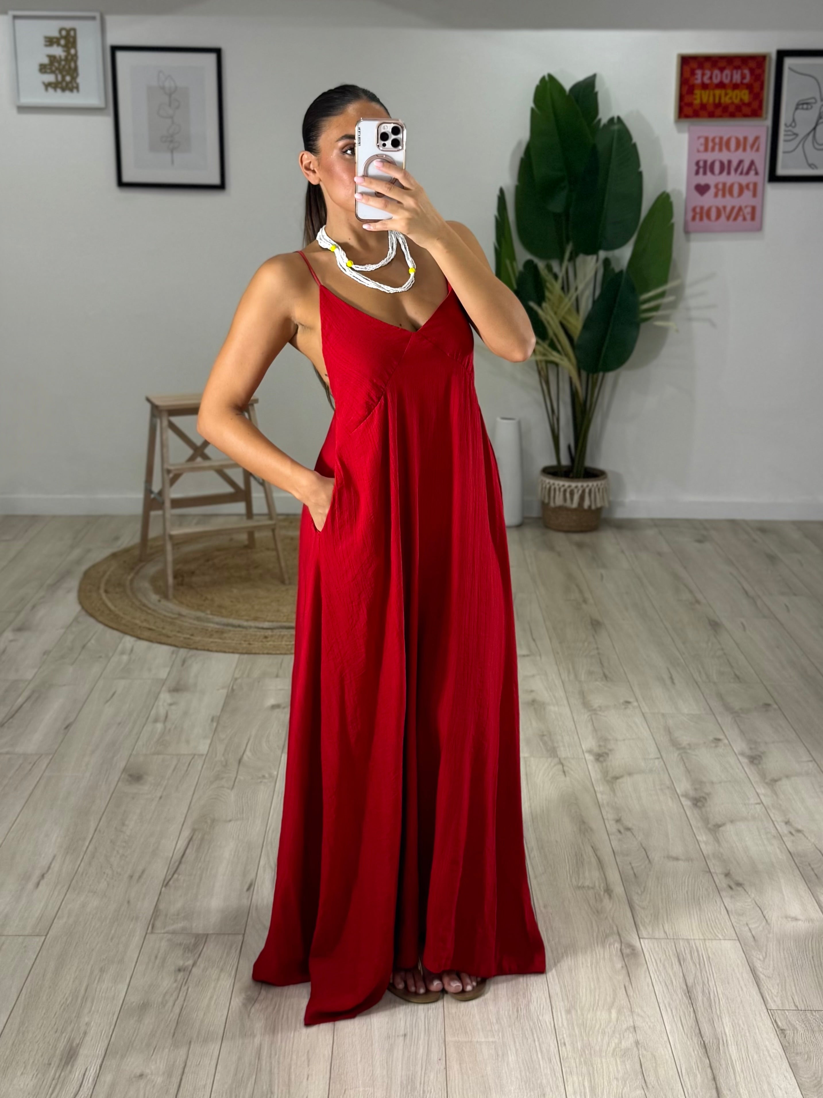 Abito Easy Rosso