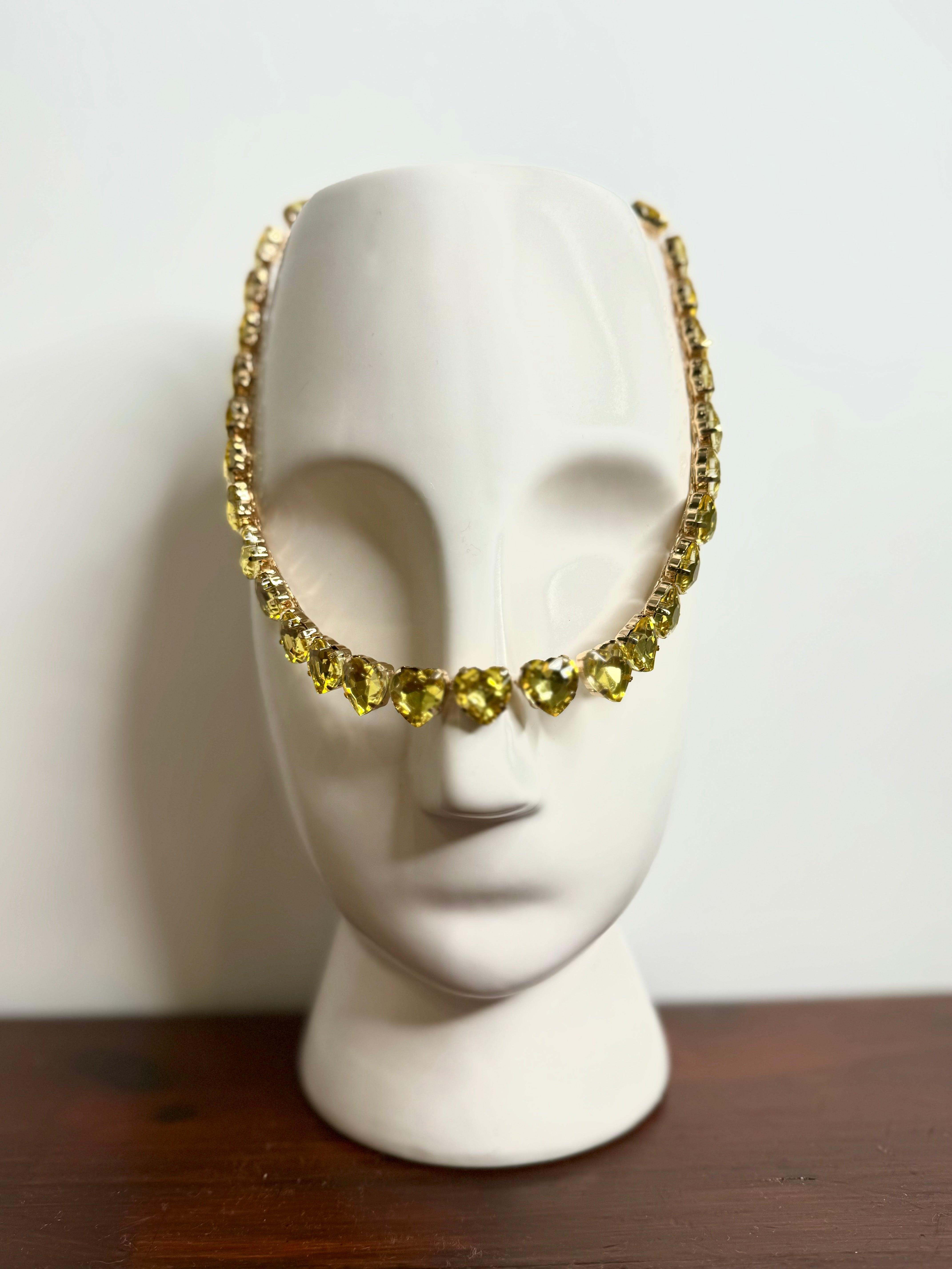 Chocker Cuore Giallo