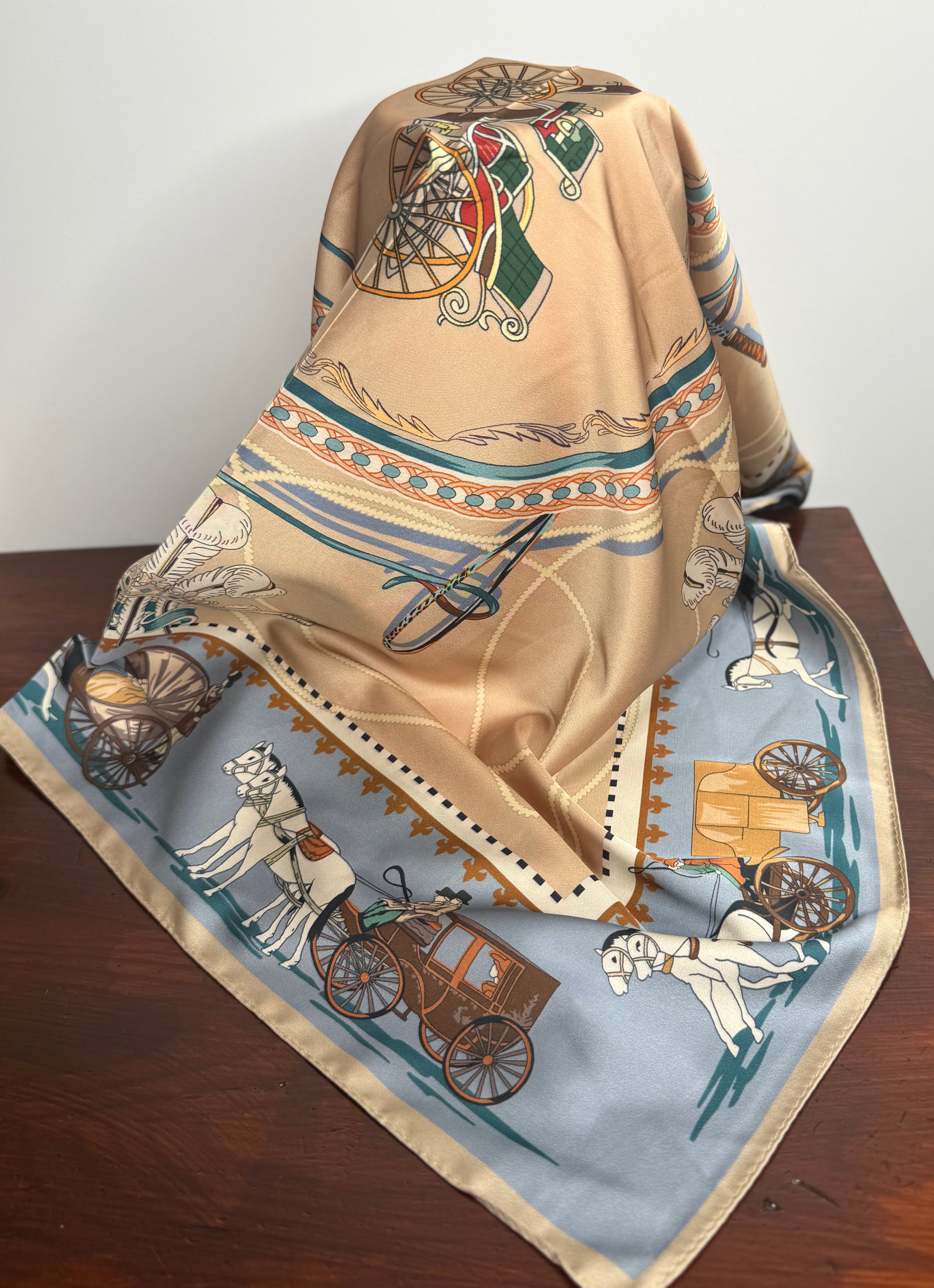Foulard Cavalli Carta da Zucchero