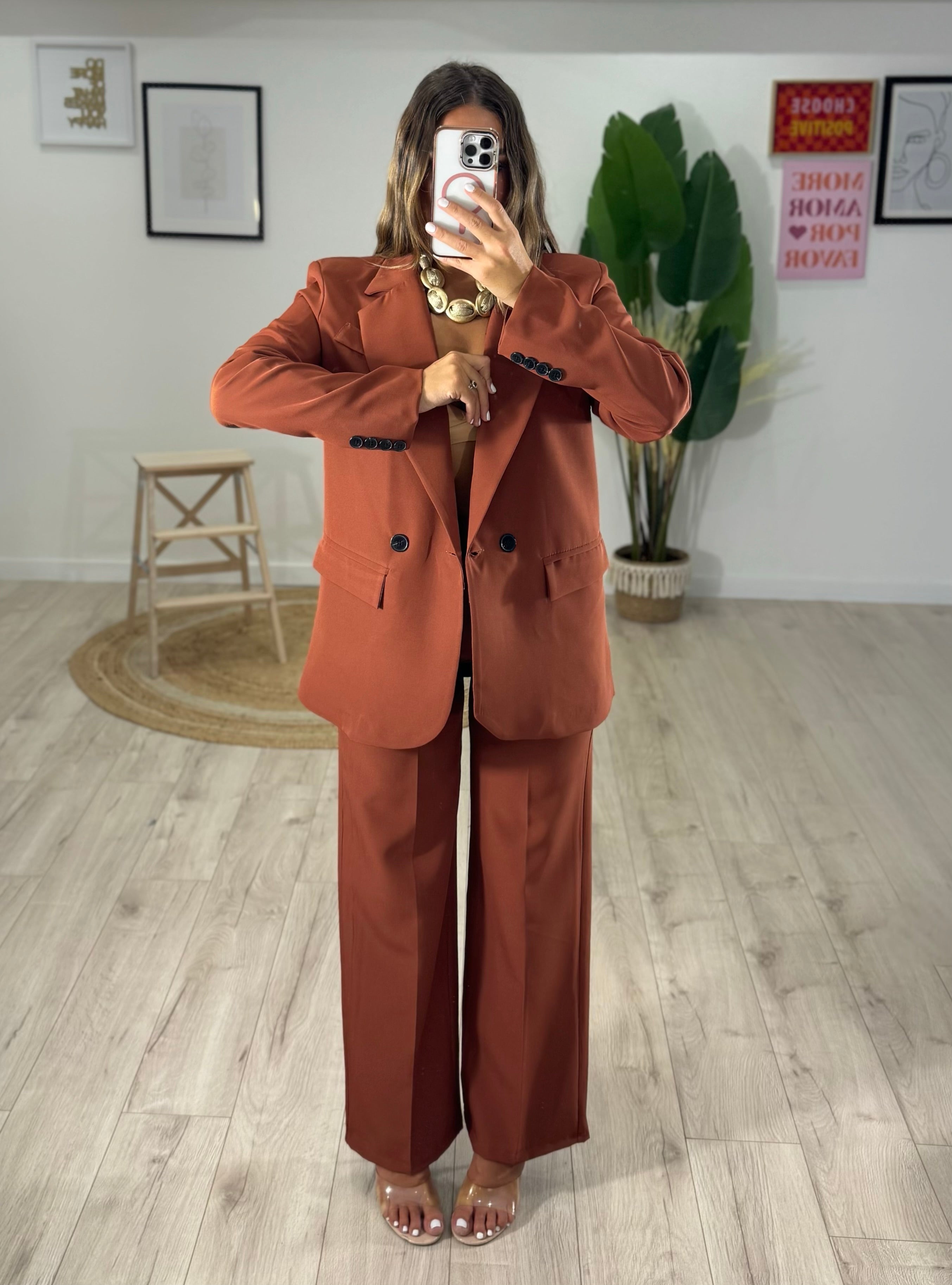Tailleur Iconico Terracotta