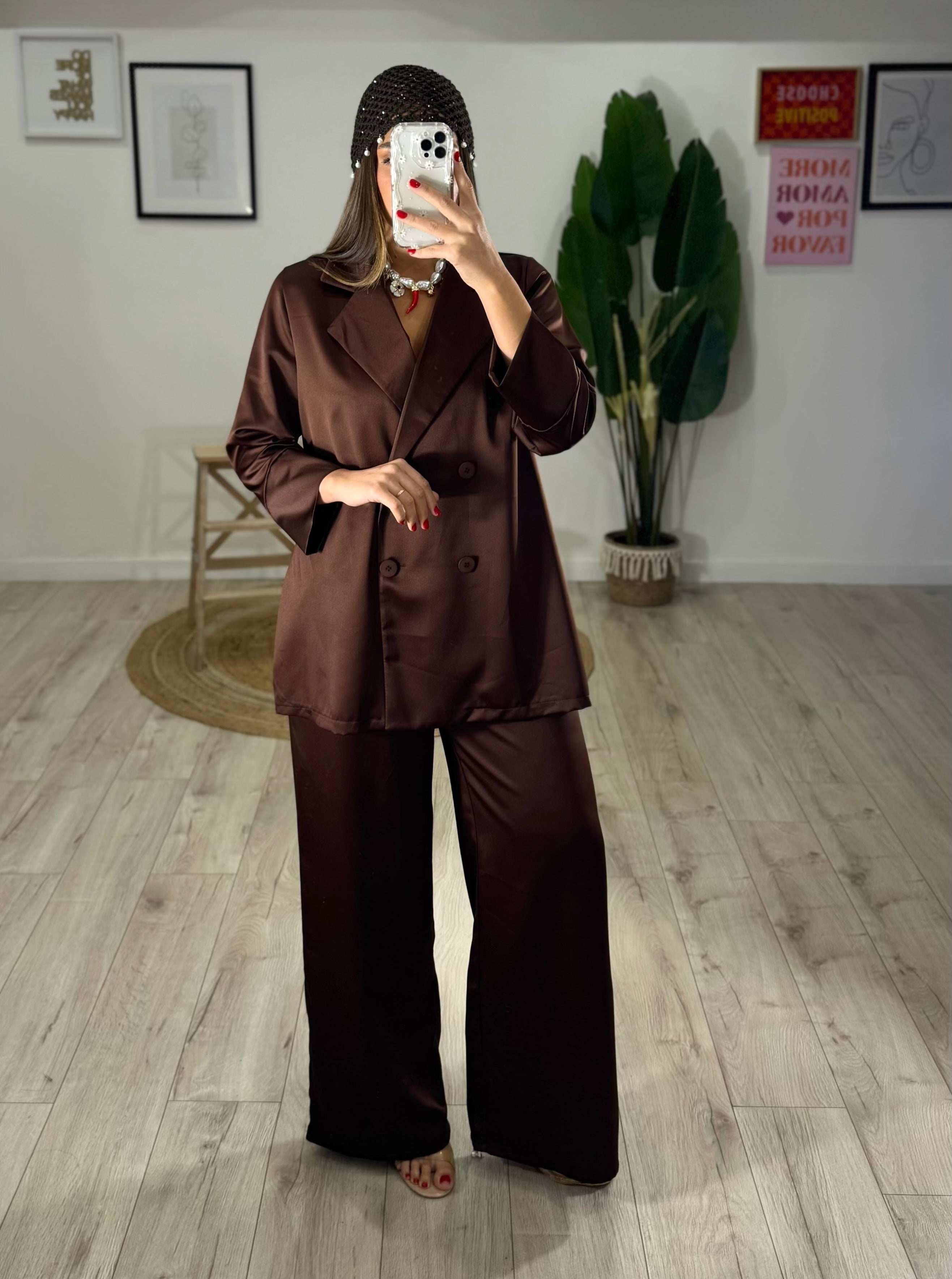 Tailleur Premium Marrone