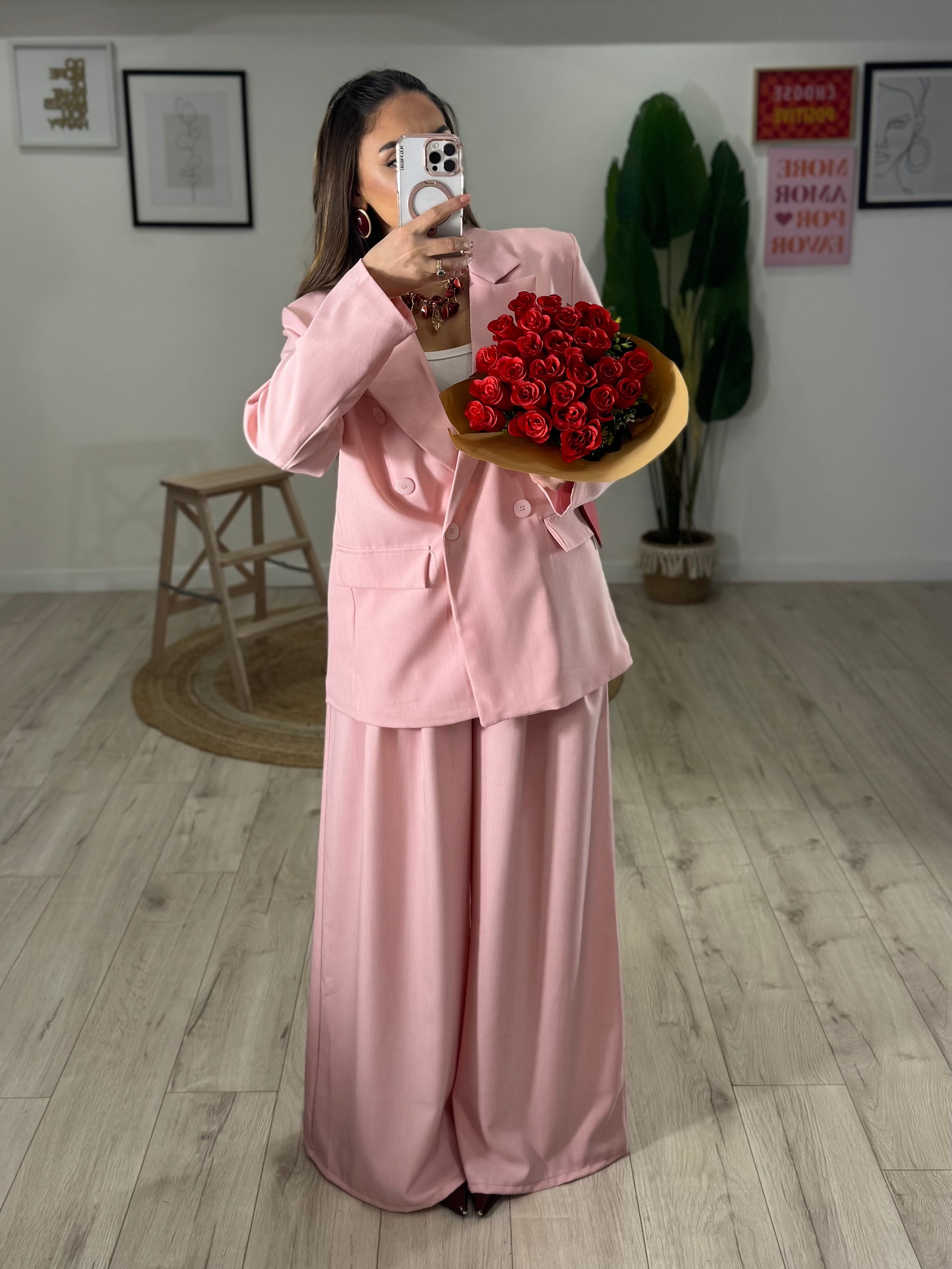 Tailleur Monte Carlo Rosa