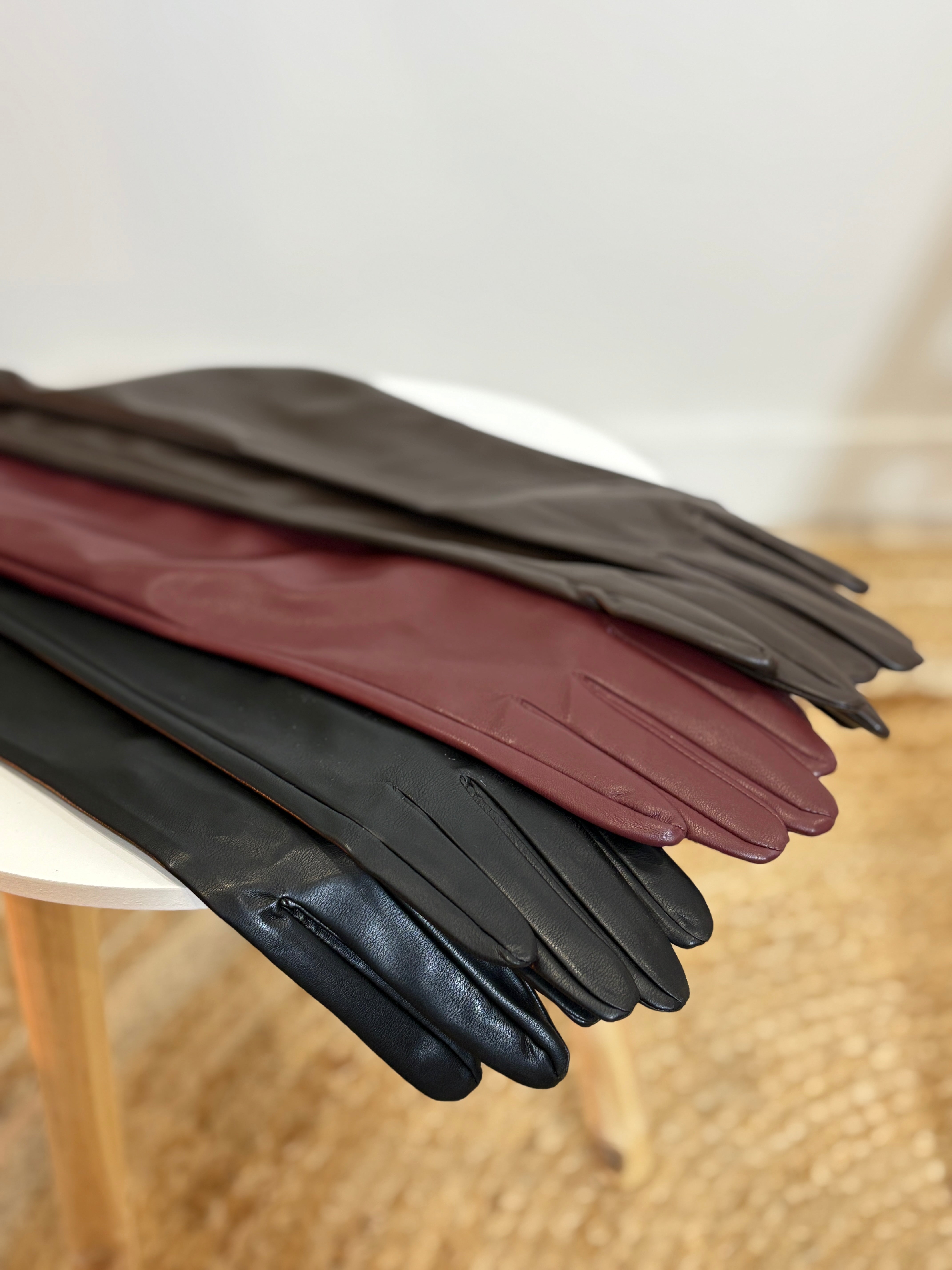 Guanti Ecopelle Lunghi