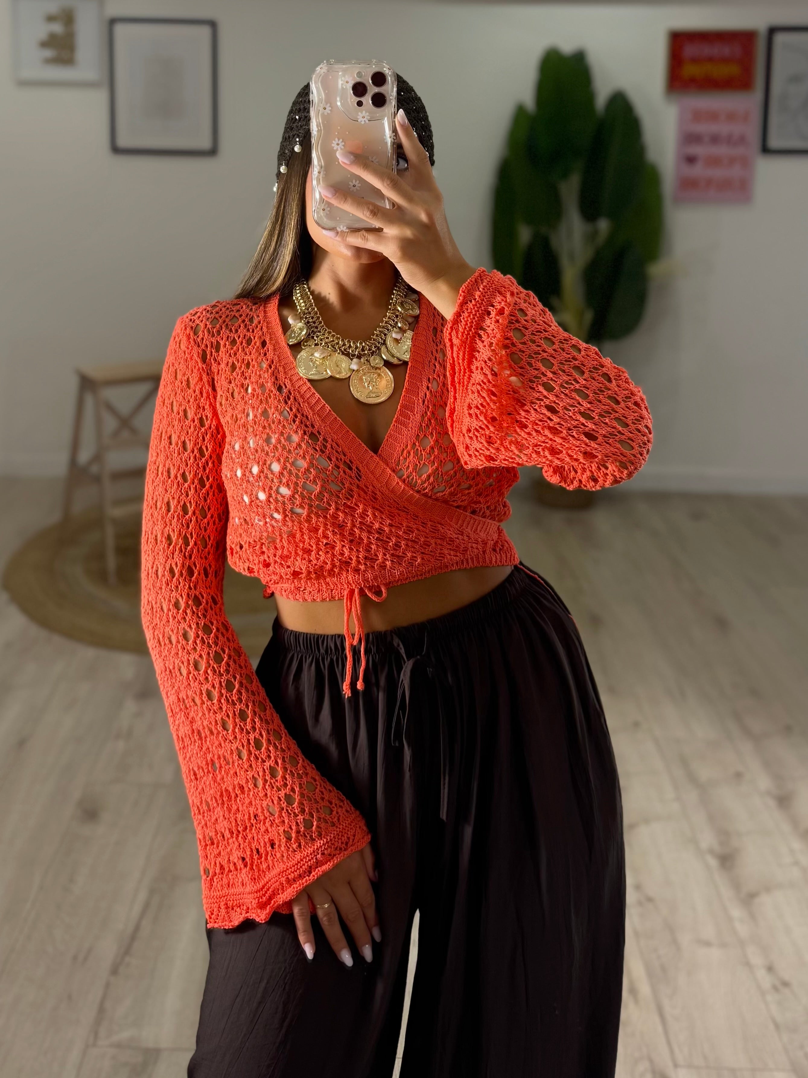 Incrociatina Crochet Arancio