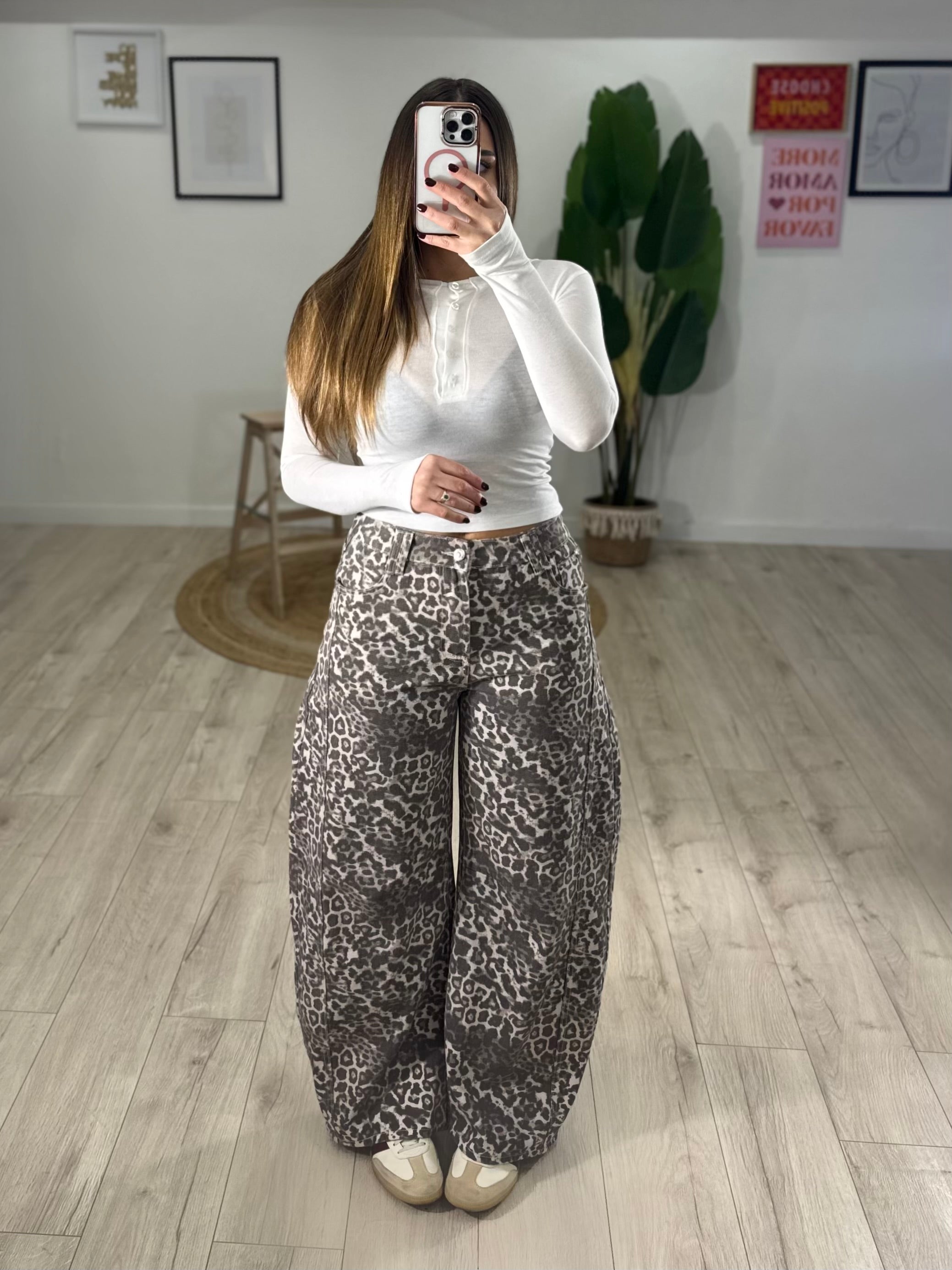 Jeans Balloon Animalier