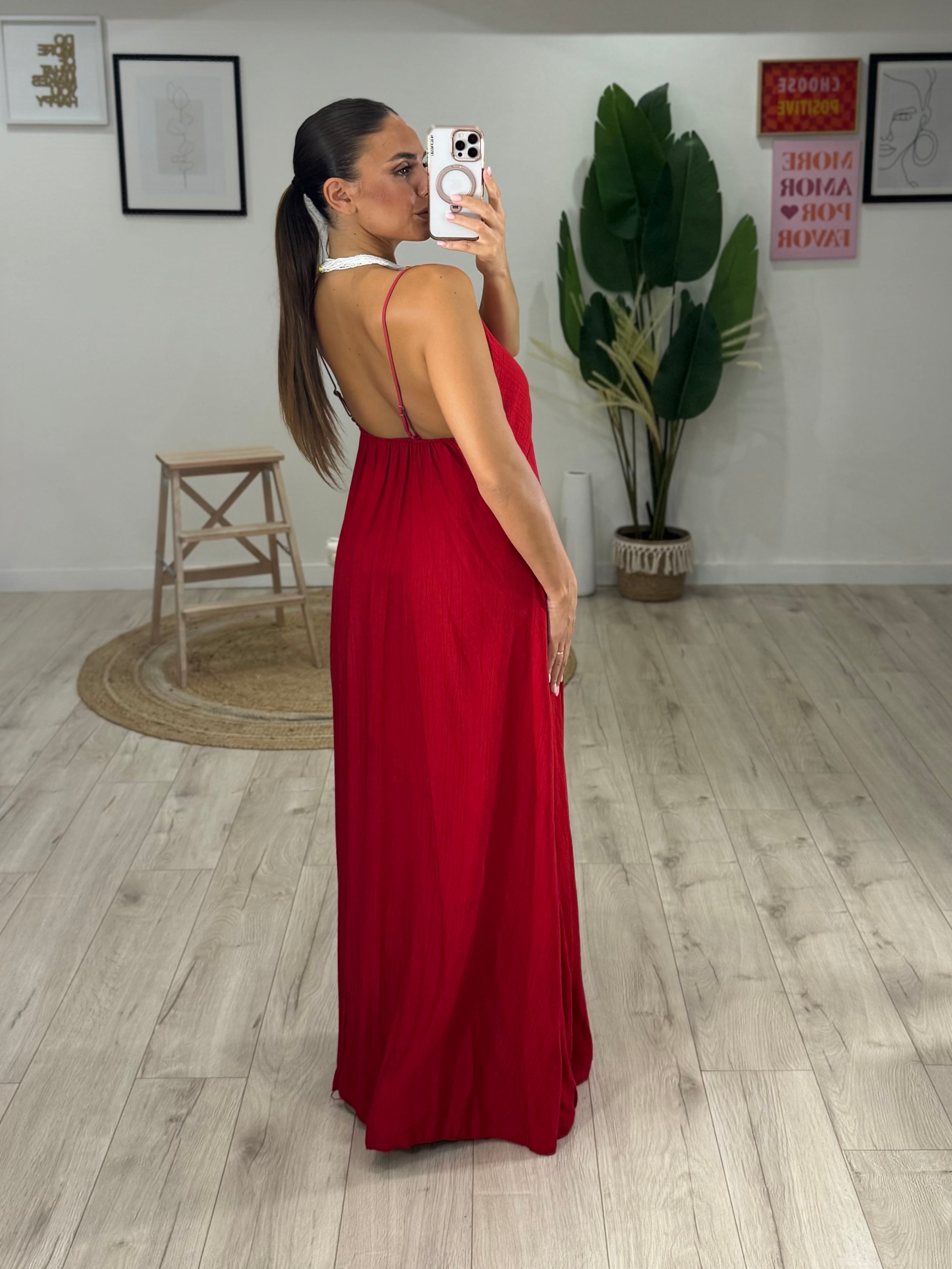 Abito Easy Rosso