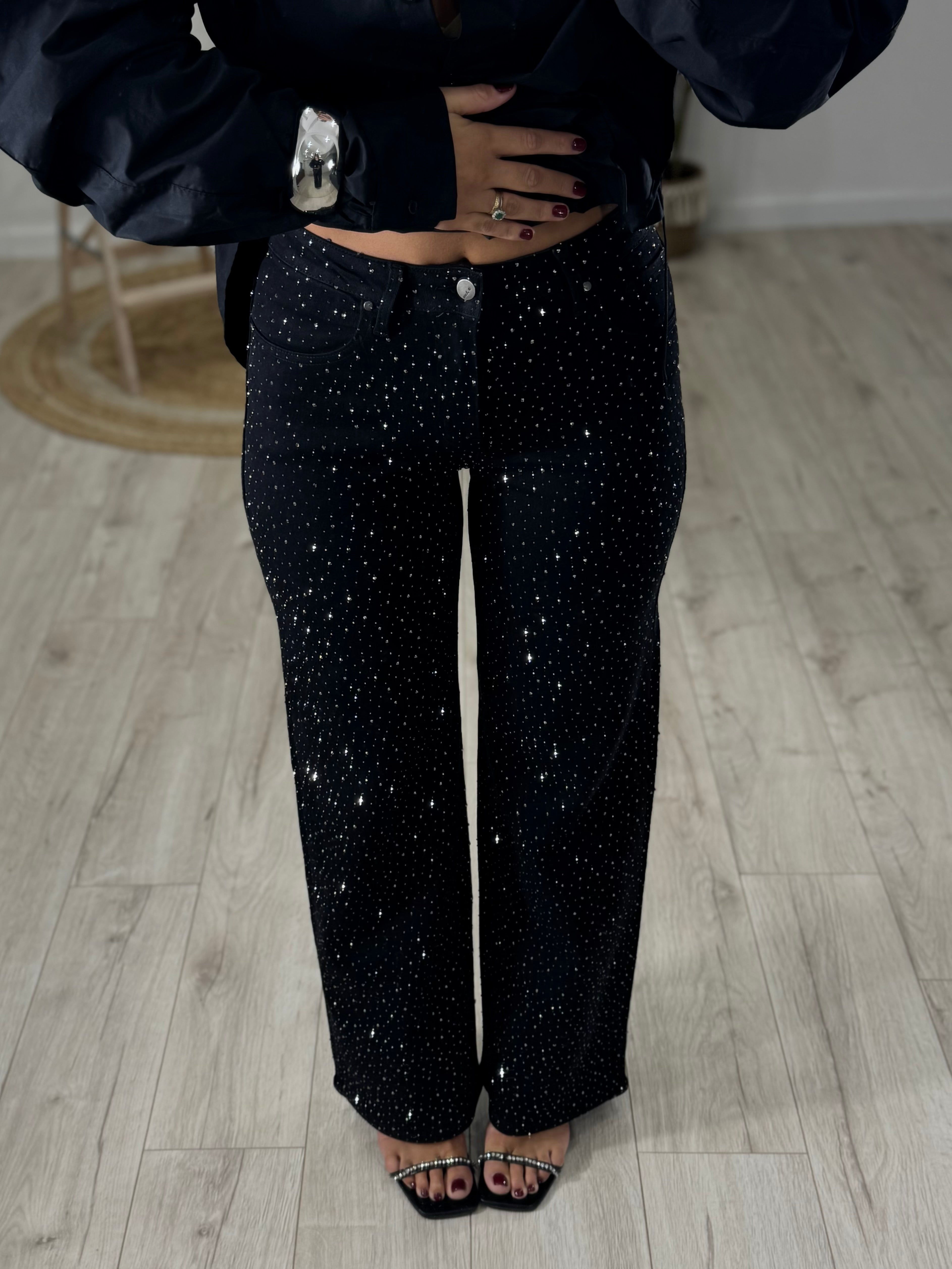 Jeans Shine Nero