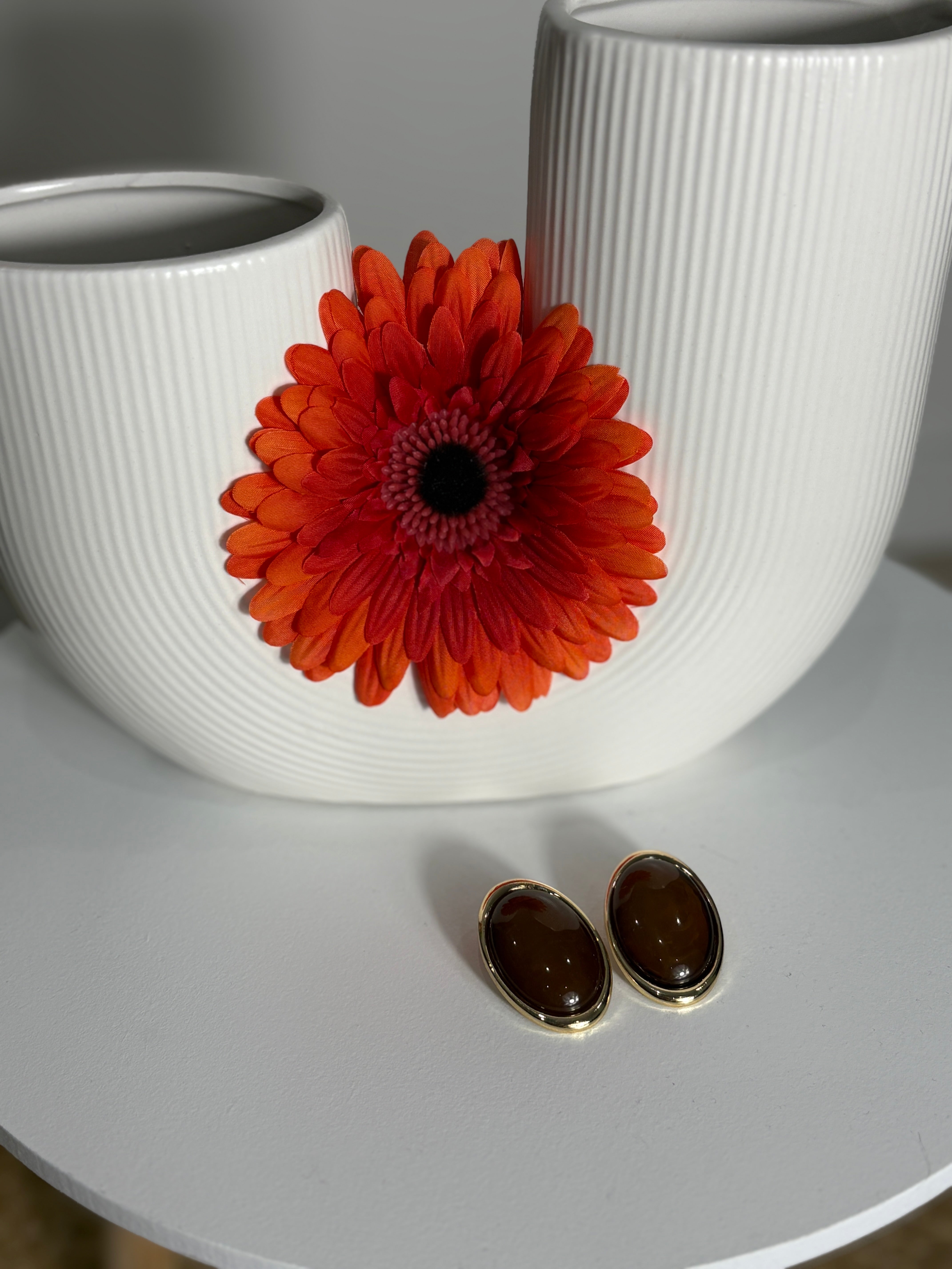 Orecchini Marrone OldMoney