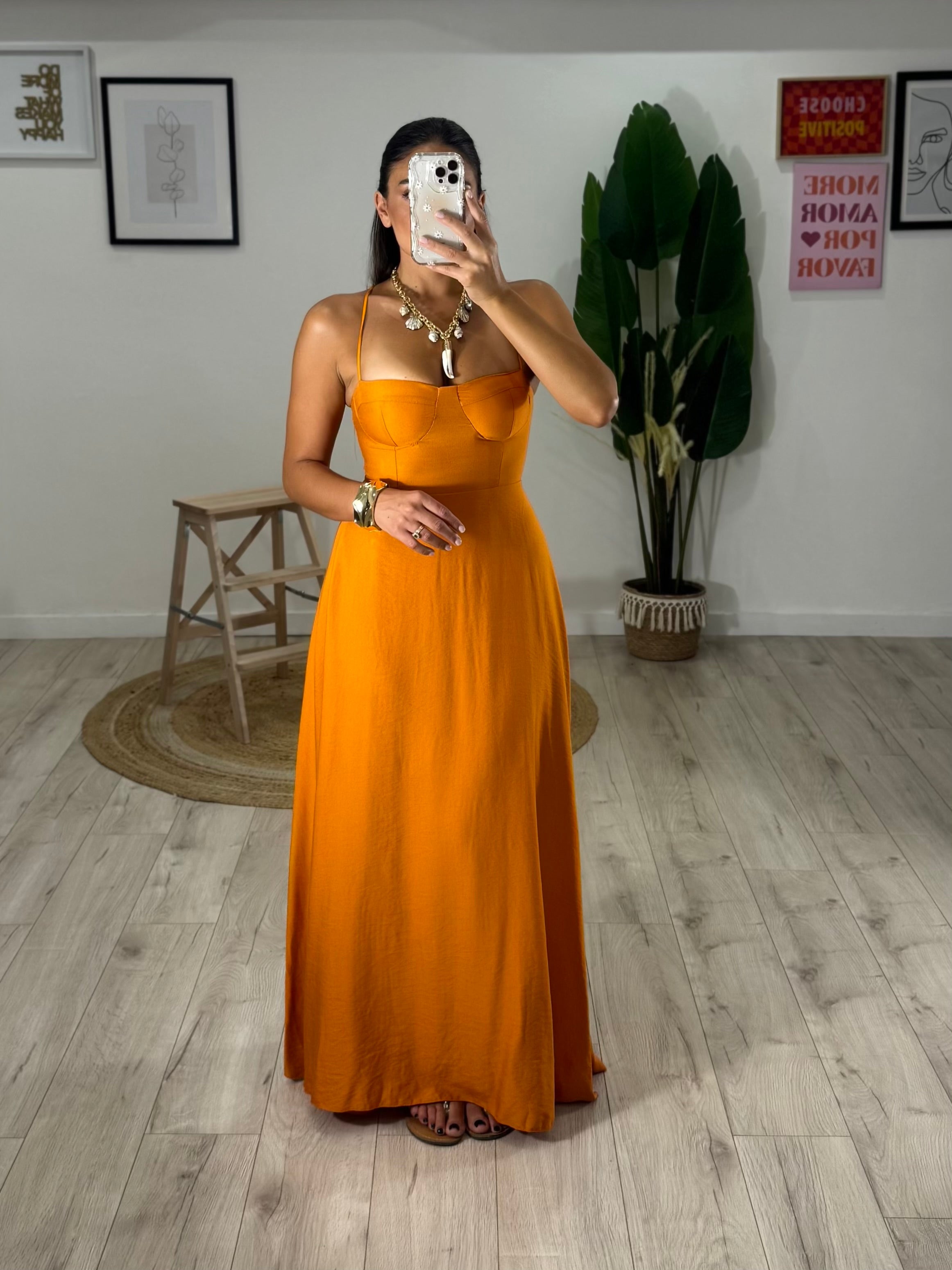 Abito Monique Arancio