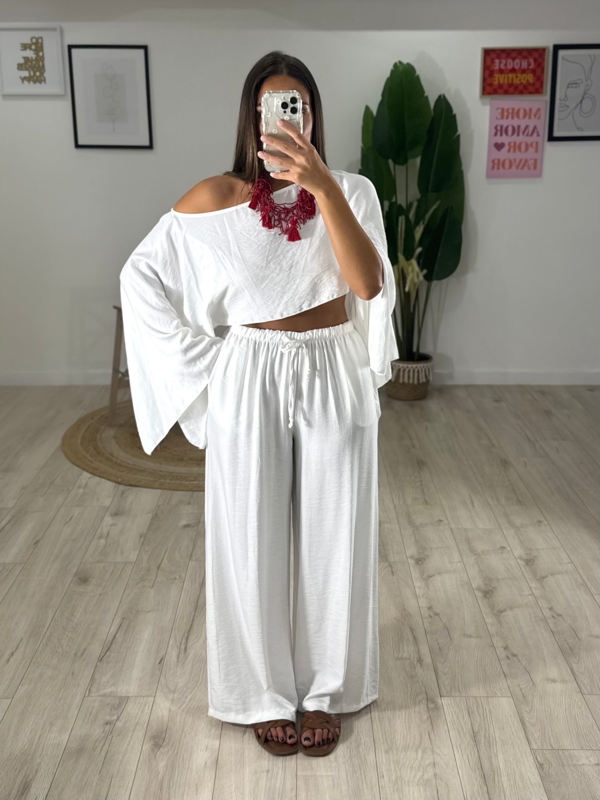 Coordinato Farfalla Bianco