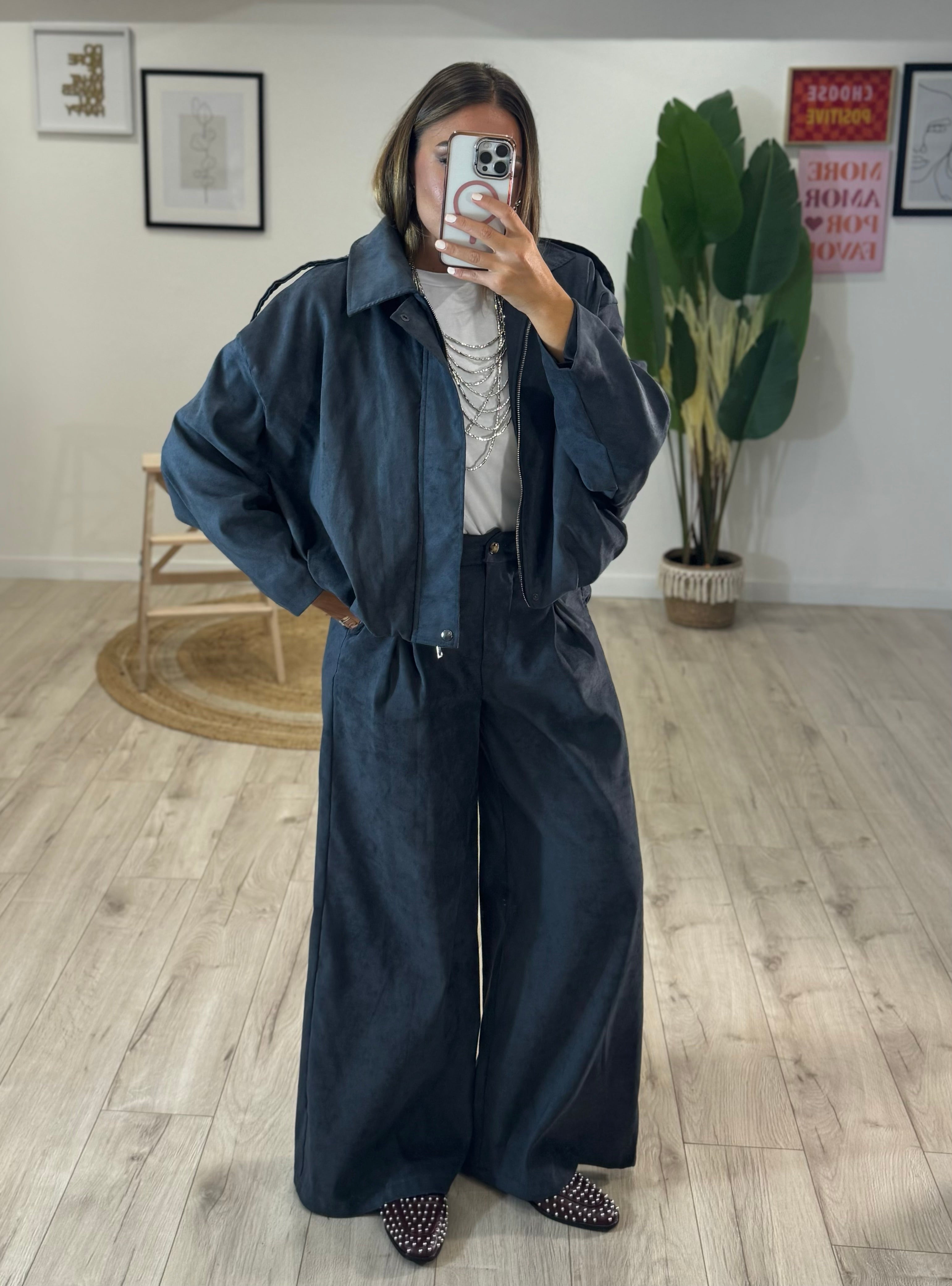 Pantalone Renna Grigio Antracite