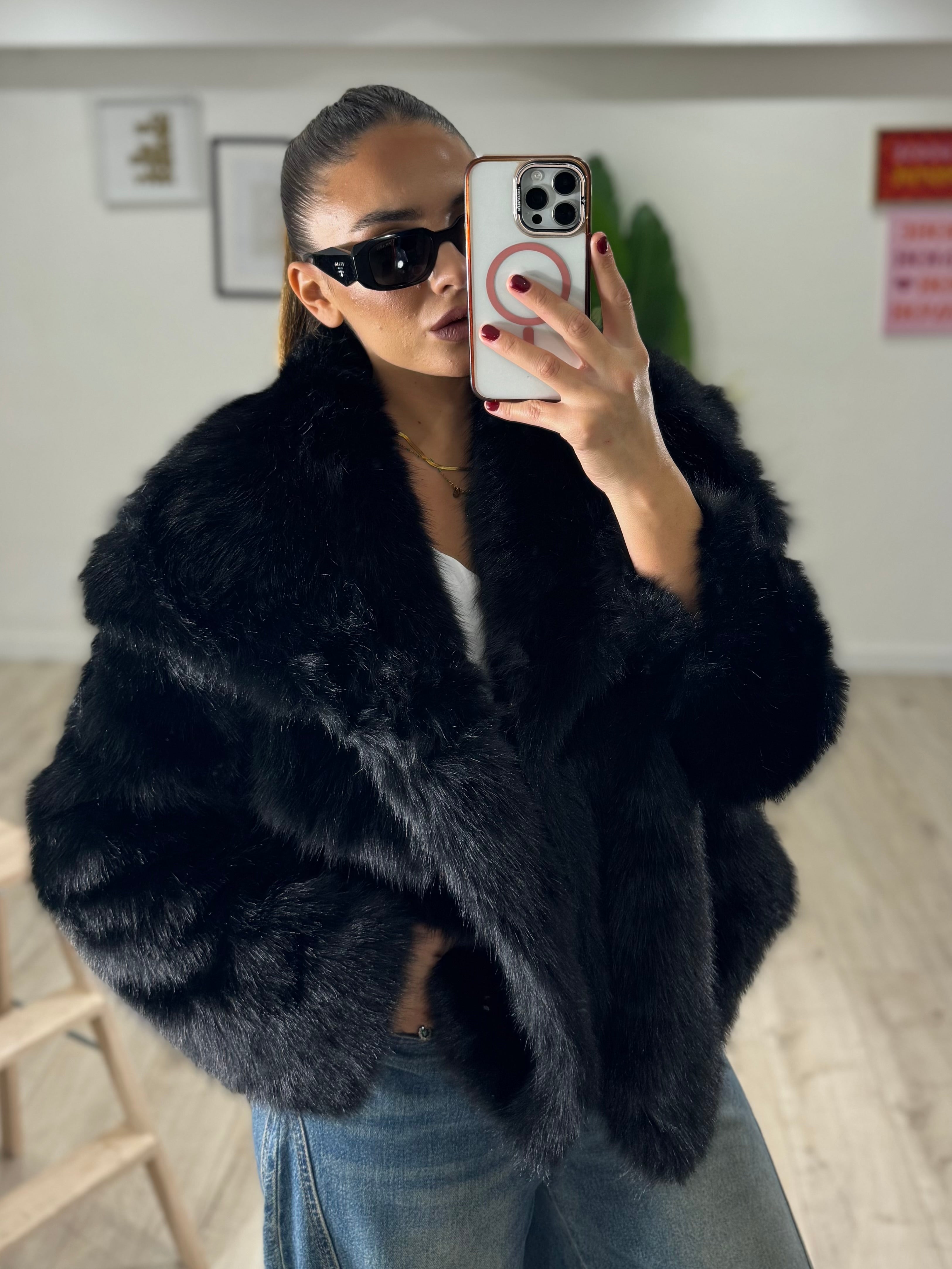 Ecopelliccia Moody Nera